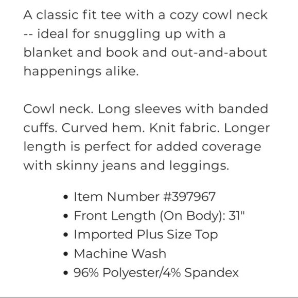 NWT Lane Bryant Classic Fit Tee Size 18/20 - Picture 2 of 8